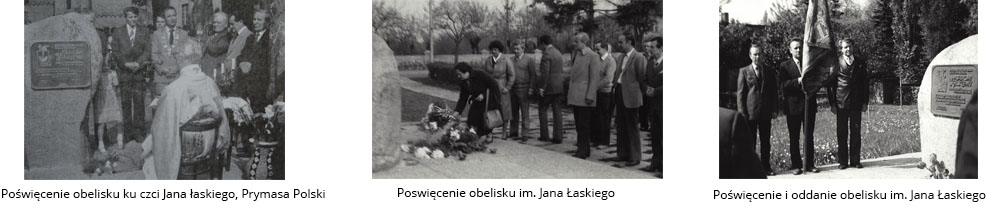 Poświęcenie obelisku ku czcci Jana Łaskiego, Prymasa Polski
